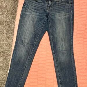 Mossimo Supply Co. Dark Blue Skinny Jeans